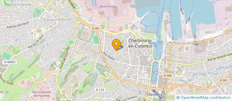 localisation de l'entreprise GITOULE à CHERBOURG-EN-COTENTIN