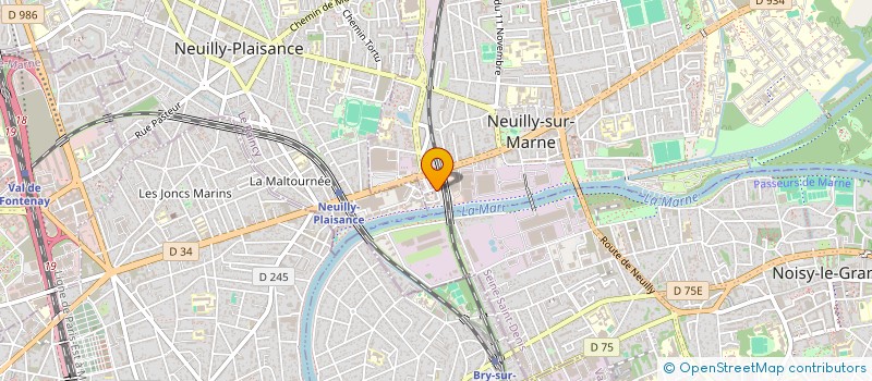 localisation de l'entreprise GITOULON à NEUILLY-SUR-MARNE