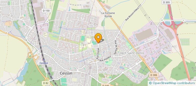 localisation de l'entreprise GITTER SAS à VERT-SAINT-DENIS