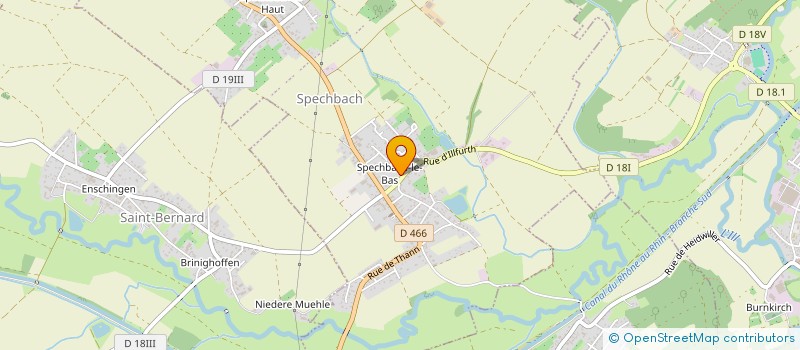 localisation de l'entreprise GIU'IMMO  ZILLISHEIM