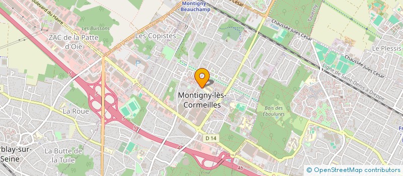 localisation de l'entreprise GIUDICELLI ET CIE  MONTIGNY-LES-CORMEILLES