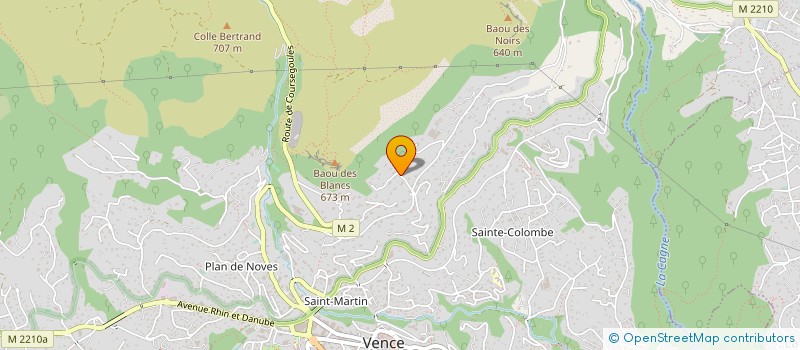 localisation de l'entreprise GIUGE DIAGNOSTIC IMMOBILIER HABITAT à VENCE