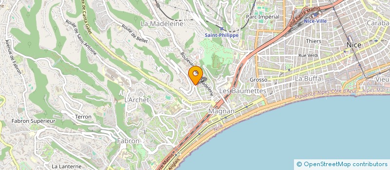 localisation de l'entreprise GIUJO à NICE