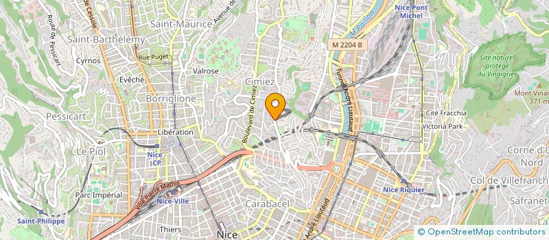 localisation de l'entreprise GIULEA à NICE