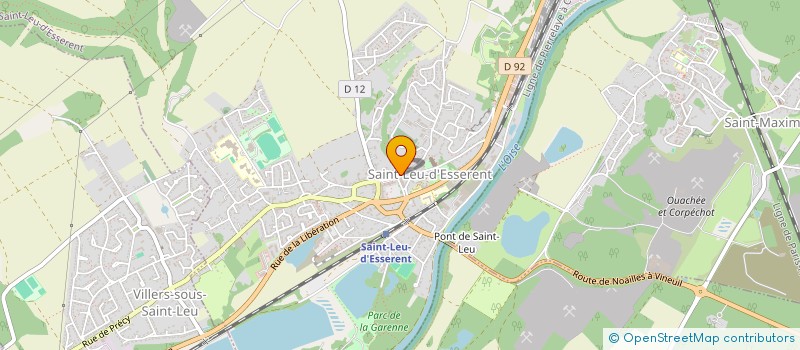 localisation de l'entreprise GIULENZO INVEST  SAINT-LEU-D'ESSERENT