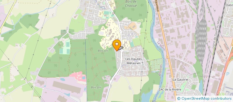 localisation de l'entreprise GIULETA  ETIVAL-LES-LE-MANS