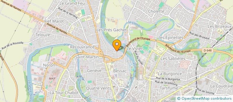 localisation de l'entreprise GIULIA à NIORT