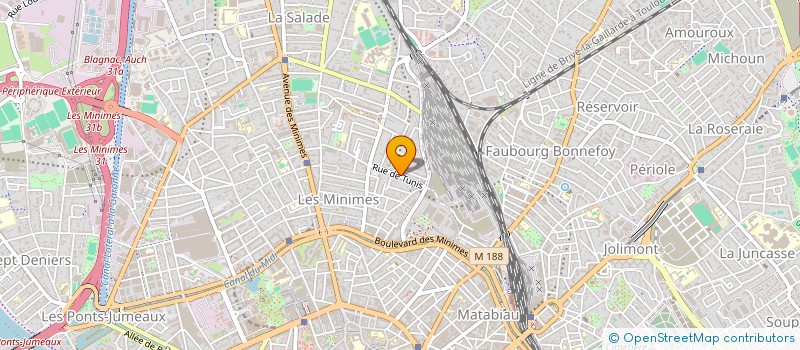 localisation de l'entreprise GIULIA à TOULOUSE