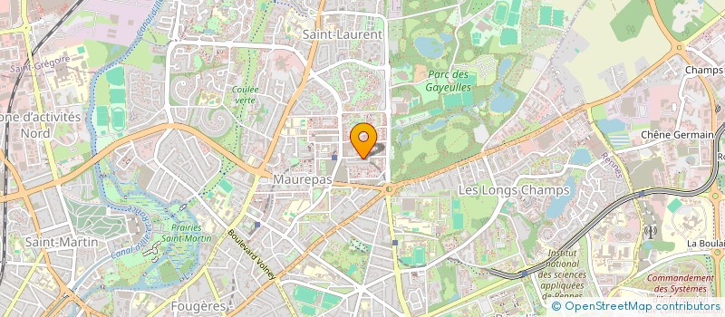 localisation de l'entreprise GIULIA  RENNES