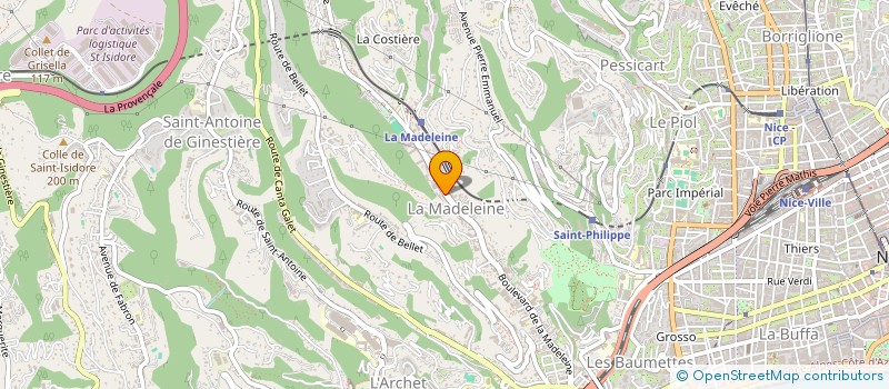 localisation de l'entreprise GIULIA à NICE