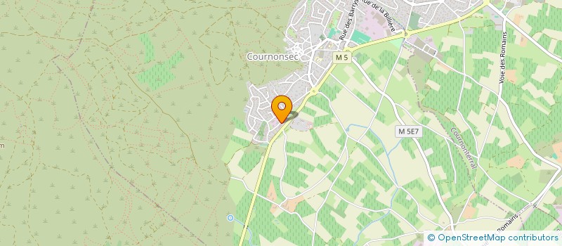 localisation de l'entreprise GIULIA  COURNONSEC