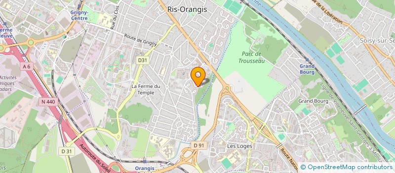 localisation de l'entreprise GIULIA BEAUTY à RIS-ORANGIS