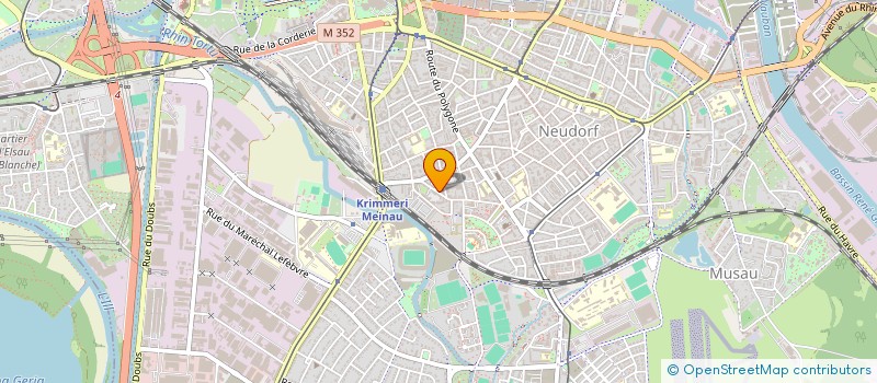 localisation de l'entreprise GIULIA TRATTORIA & PIZZERIA à STRASBOURG
