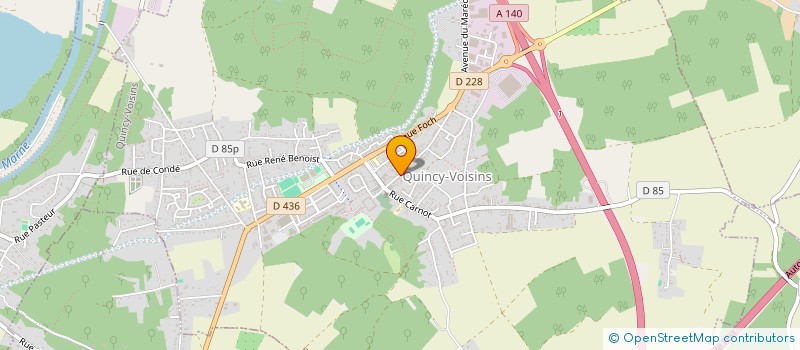 localisation de l'entreprise GIULIANA  QUINCY-VOISINS