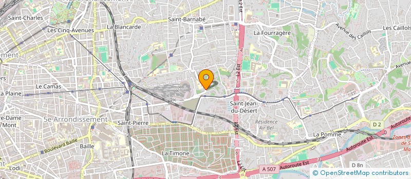 localisation de l'entreprise GIULIANI  MARSEILLE