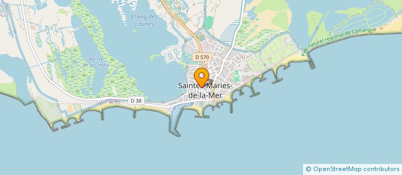 localisation de l'entreprise GIULIO à SAINTES-MARIES-DE-LA-MER