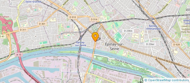 localisation de l'entreprise GIULIO à EPINAY-SUR-SEINE