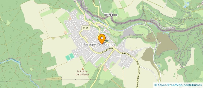 localisation de l'entreprise GIULIOTTI EVA  HUSSIGNY-GODBRANGE