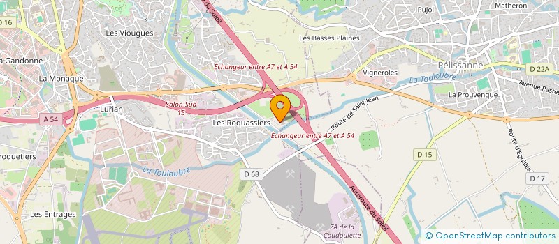 localisation de l'entreprise GIULY à SALON-DE-PROVENCE
