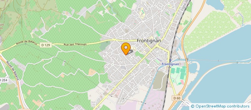 localisation de l'entreprise GIULY à FRONTIGNAN