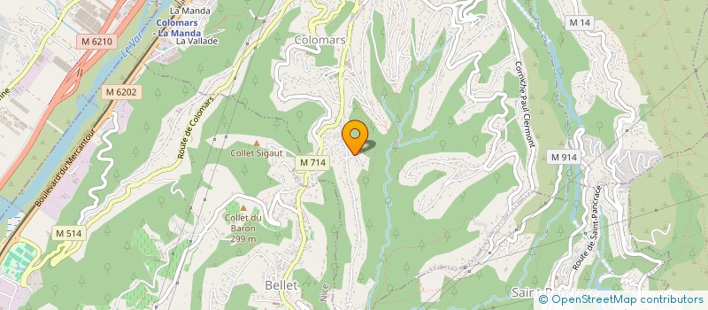 localisation de l'entreprise GIUMA  COLOMARS