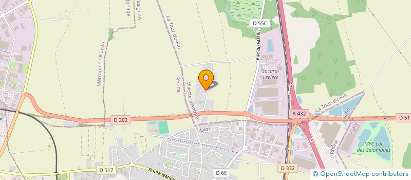 localisation de l'entreprise GIUNALI  VILLETTE-D'ANTHON