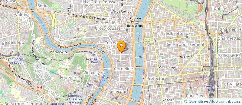 localisation de l'entreprise GIUNTINI M ET I CHAUSSURES  LYON 1ER