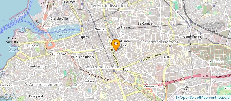 localisation de l'entreprise GIUNTOLI à MARSEILLE