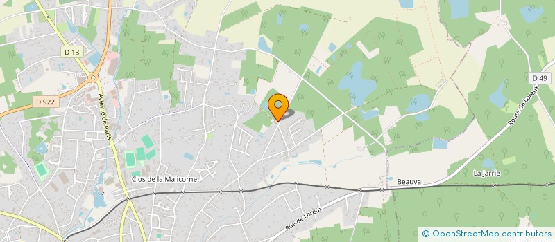 localisation de l'entreprise GIUSA IMMO  ROMORANTIN-LANTHENAY