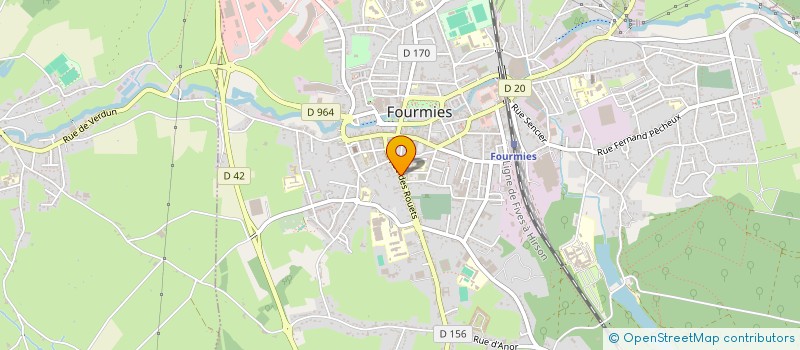 localisation de l'entreprise GIUSEPPE CALLEA ET INES BOUMENGEL, NOTAIRES ASSOCIES, SOCIETE CIVILE PROFESSIONNELLE TITULAIRE D'UN OFFICE NOTARIAL  FOURMIES