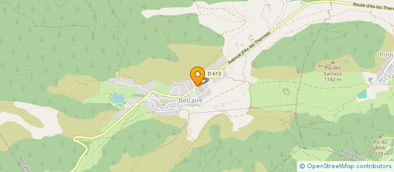 localisation de l'entreprise GIUSTI CP  BELCAIRE