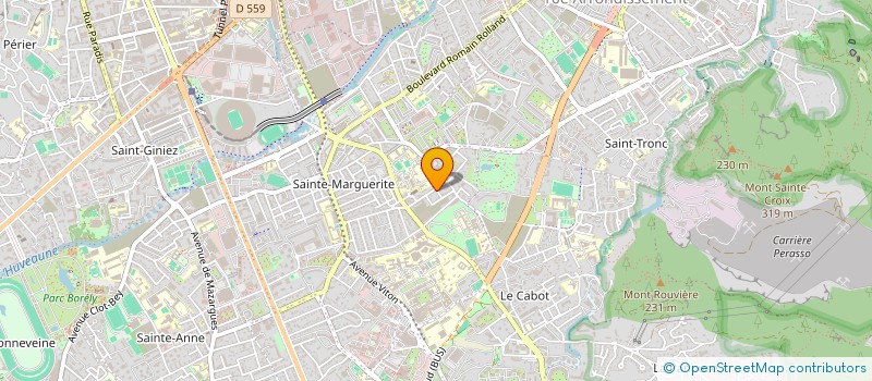 localisation de l'entreprise GIUSTI FIVE  MARSEILLE