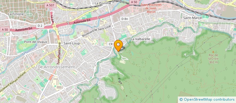 localisation de l'entreprise GIUVIA à MARSEILLE