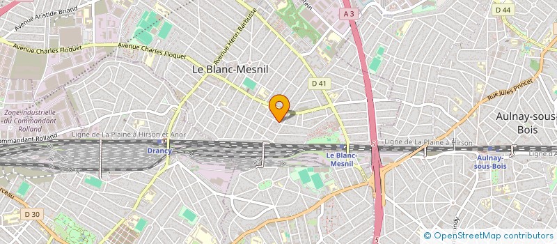 localisation de l'entreprise GIV' TRANSS à LE BLANC-MESNIL