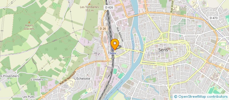 localisation de l'entreprise GIVA  SENS