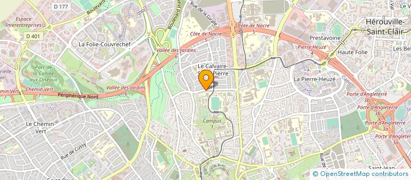 localisation de l'entreprise GIVA à CAEN