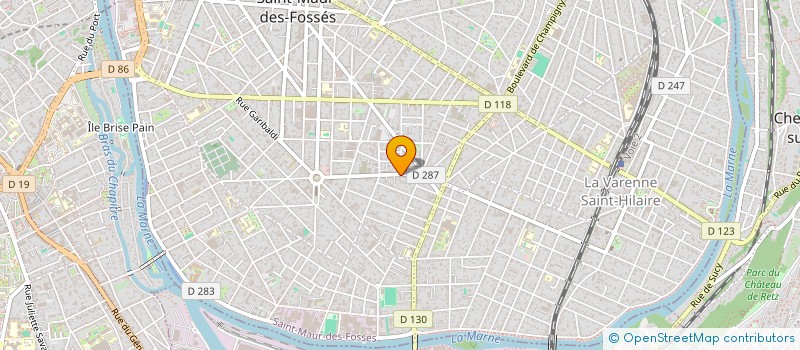 localisation de l'entreprise GIVAL à SAINT-MAUR-DES-FOSSES