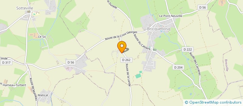 localisation de l'entreprise GIVATIRO  BRICQUEBOSQ