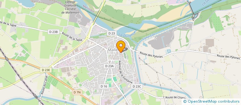 localisation de l'entreprise GIVAUDAN ET ARMAND  MALLEMORT