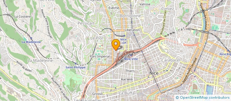 localisation de l'entreprise GIVCLU à NICE