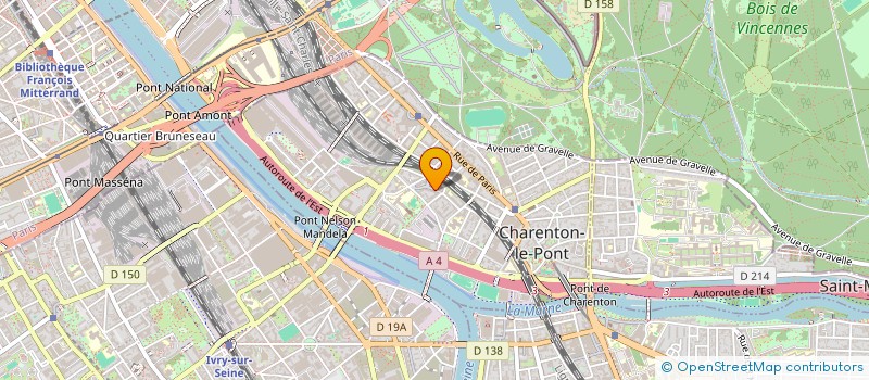 localisation de l'entreprise GIVE  CHARENTON-LE-PONT