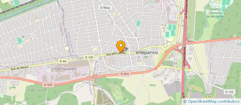 localisation de l'entreprise GIVE AND SHARE  VILLEPARISIS