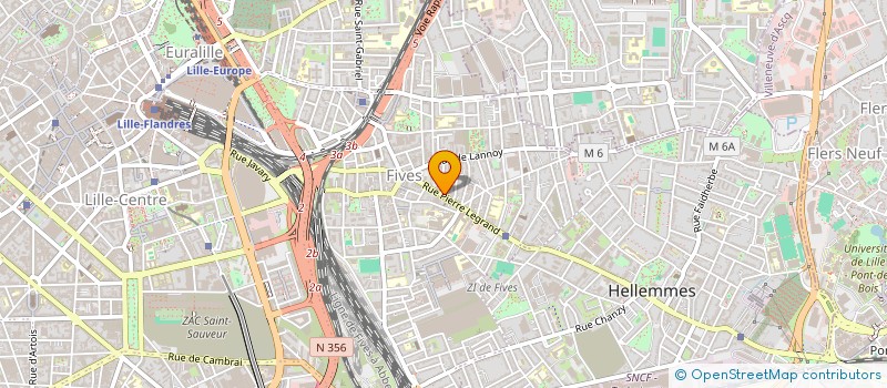 localisation de l'entreprise GIVE ME FIVES à LILLE