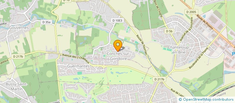 localisation de l'entreprise GIVE N'GO  CONCHES-SUR-GONDOIRE