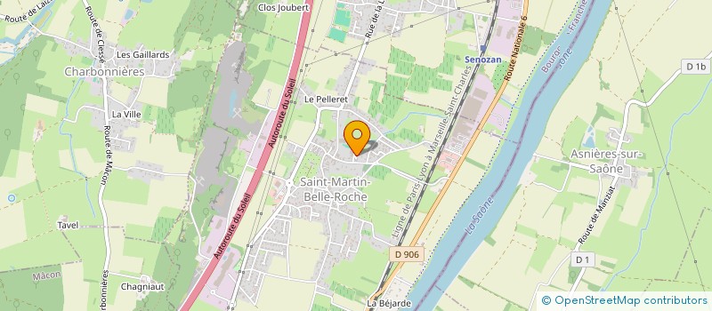 localisation de l'entreprise GIVE ONG  SAINT-MARTIN-BELLE-ROCHE