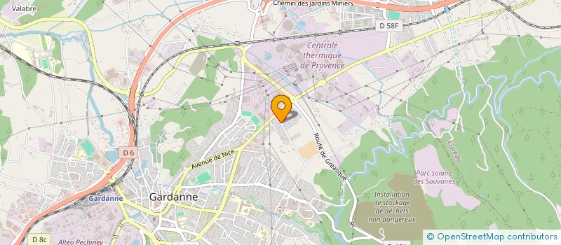 localisation de l'entreprise GIVECO  GARDANNE