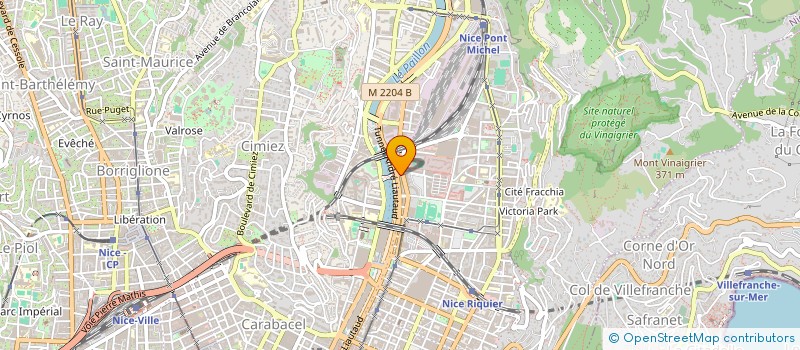 localisation de l'entreprise GIVEMEFIVEMINUTESPROD à NICE