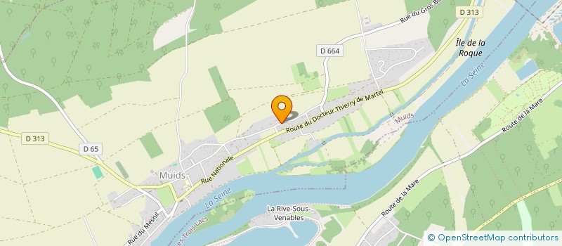 localisation de l'entreprise GIVERVILLE à MUIDS
