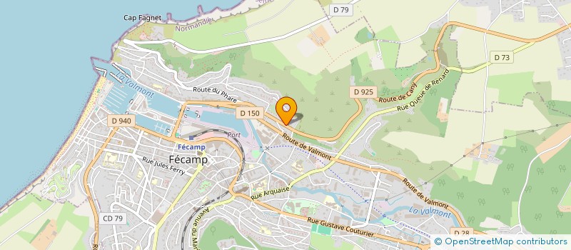 localisation de l'entreprise GIVERVILLE  FECAMP