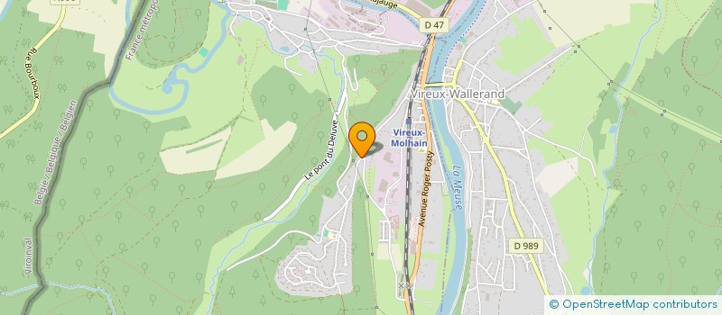 localisation de l'entreprise GIVET CUISINES  VIREUX-MOLHAIN